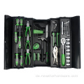 61pcs Handwerkzeugsatz Metall Box Tool Kit